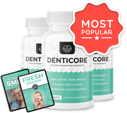 DentiCore - 3 Bottles + 2 Ebooks