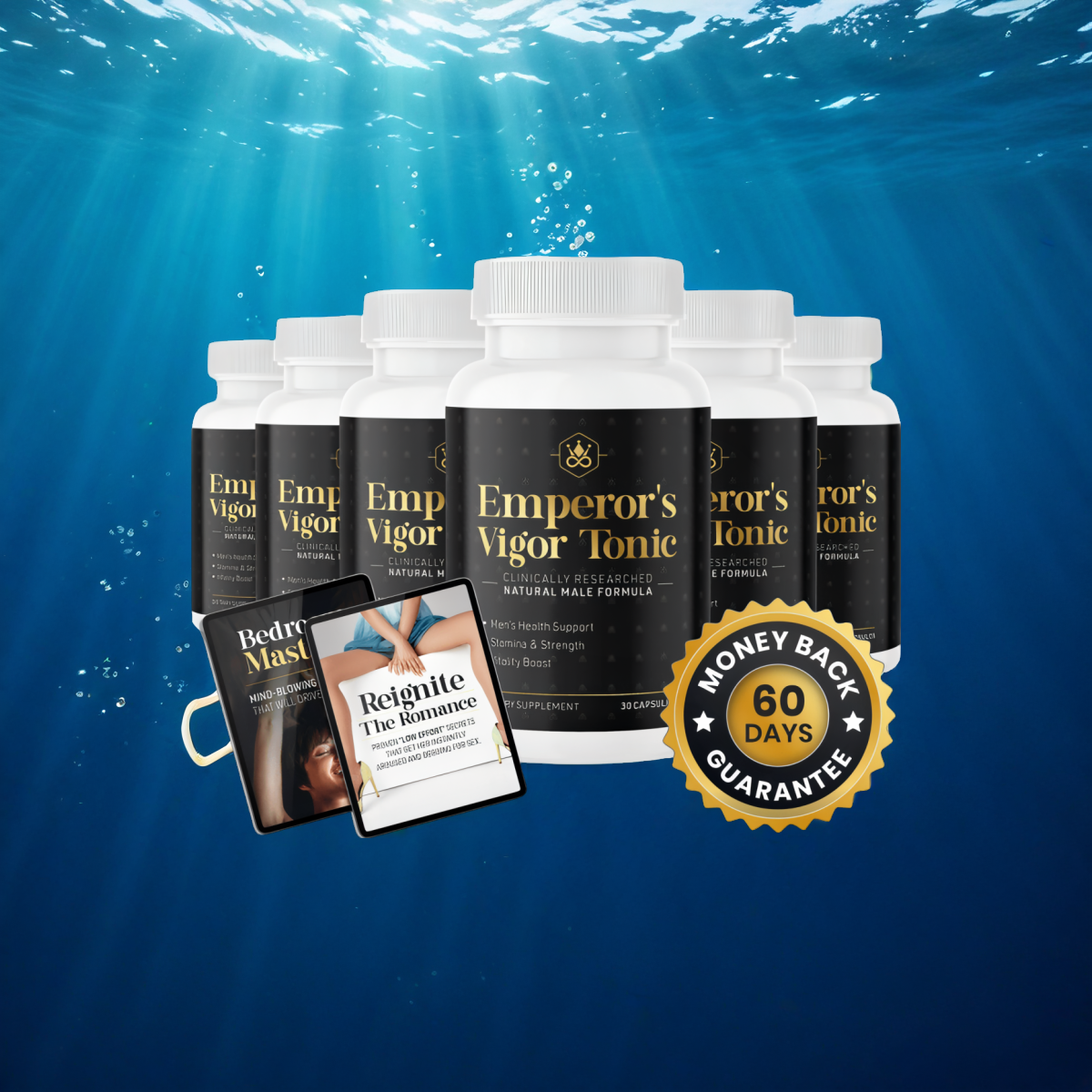 Emperor's Vigor Tonic - 6 Bottles + 2  Ebooks