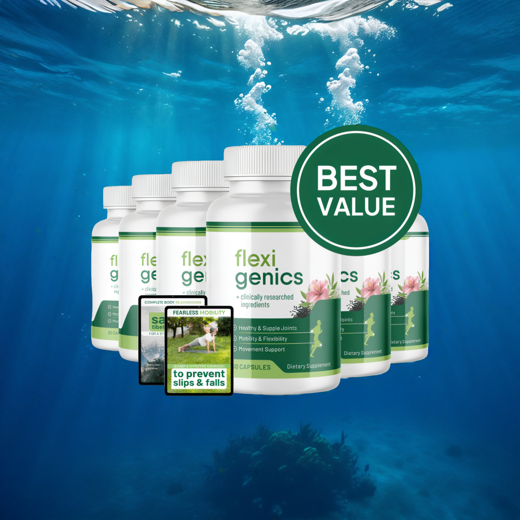 Flexigenics - 6 Bottles + 2  Ebooks