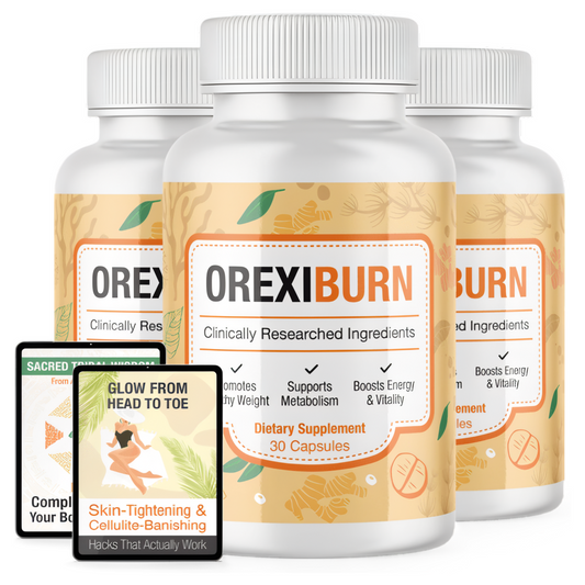 OrexiBurn - 3 Bottles + 2  Ebooks