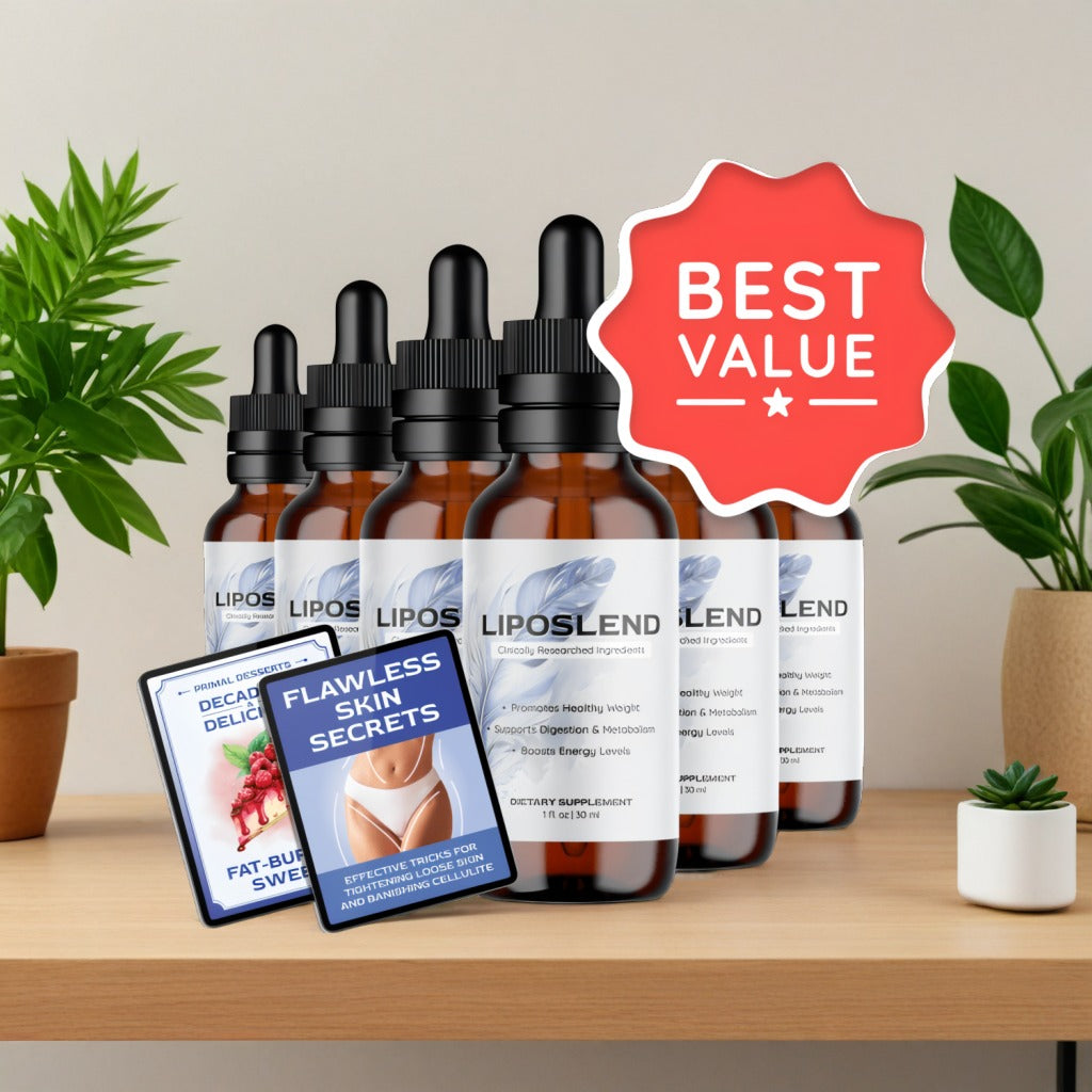 LipoSlend - 6 Bottles + 2  Ebooks