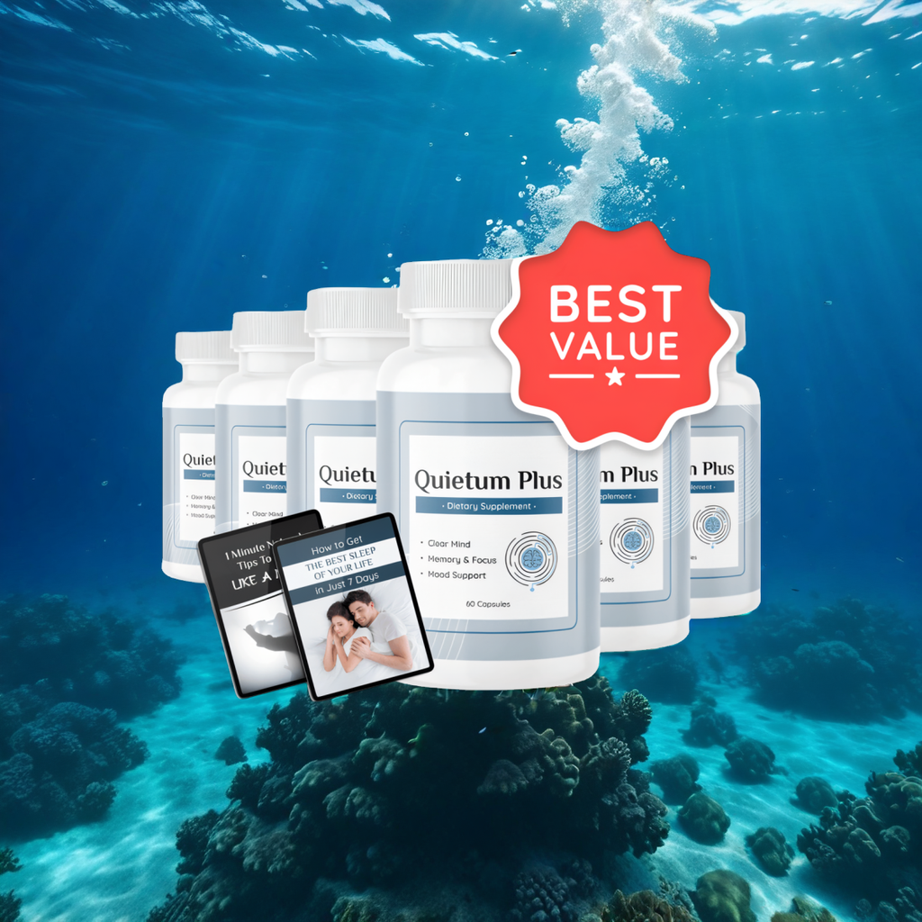 Quietum Plus - 6 Bottles + 2  Ebooks